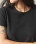 Women's Premium Slub Crew Tee - Black